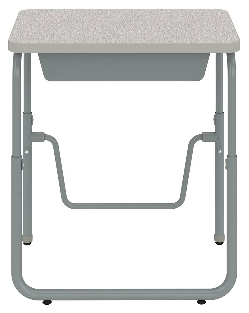 Height Adjustable School Desk with Footrest