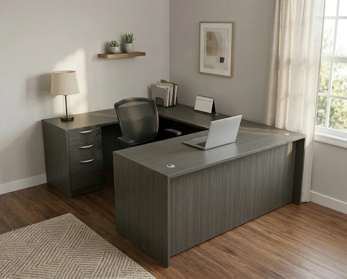 U Shaped Home Office Desk