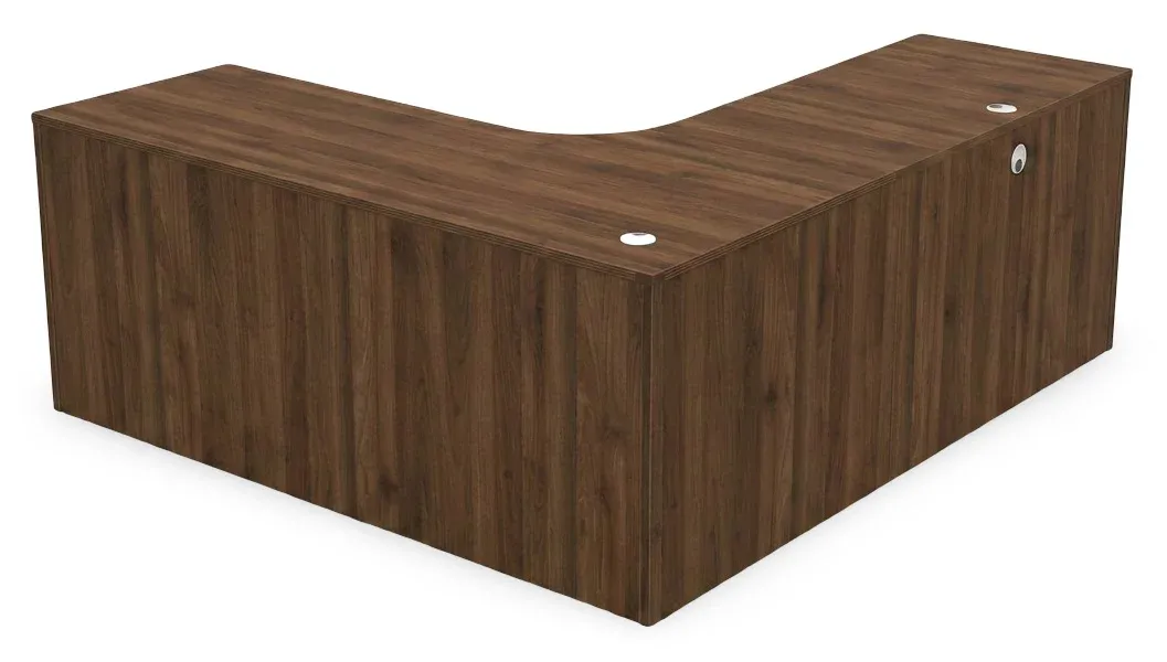 L Shaped Credenza Desk Shell
