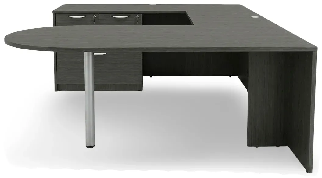 U Shaped Peninsula Desk