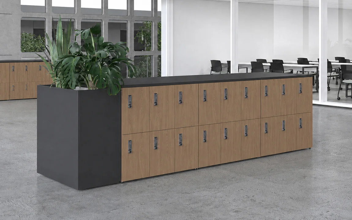 Employee Lockers with Electric Locks