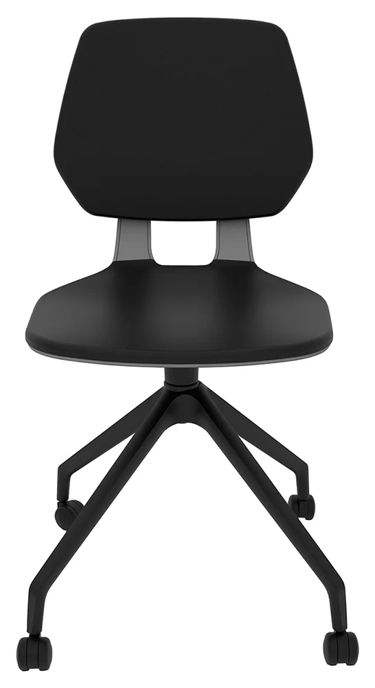 Rolling Armless Guest Chair