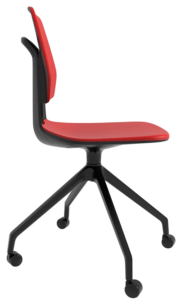 Rolling Armless Guest Chair