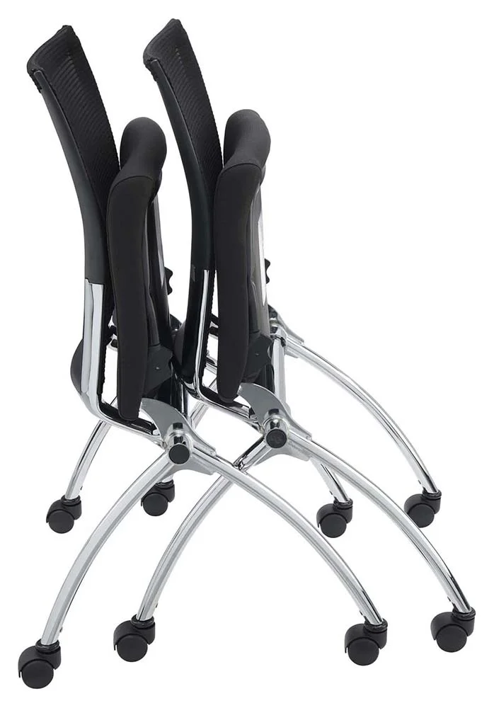 Armless Nesting Chairs - 2 Pack
