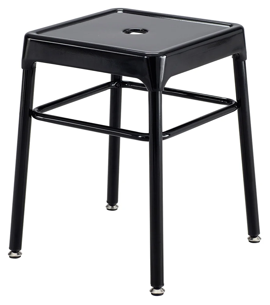 Small Backless Metal Stool