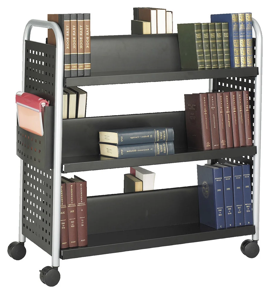 Double Sided Book Cart