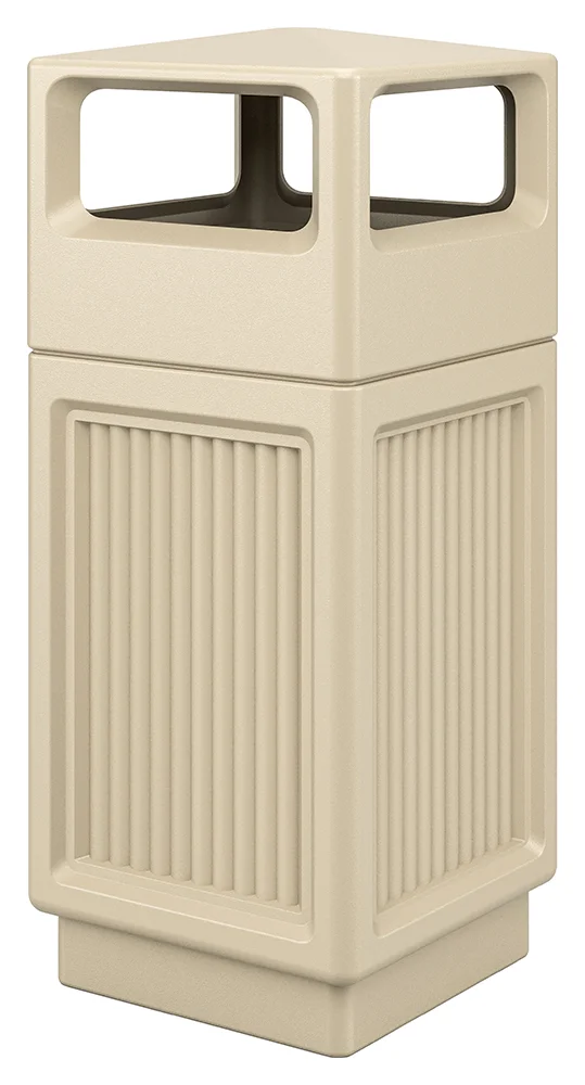 Outdoor Trash Can with Lid