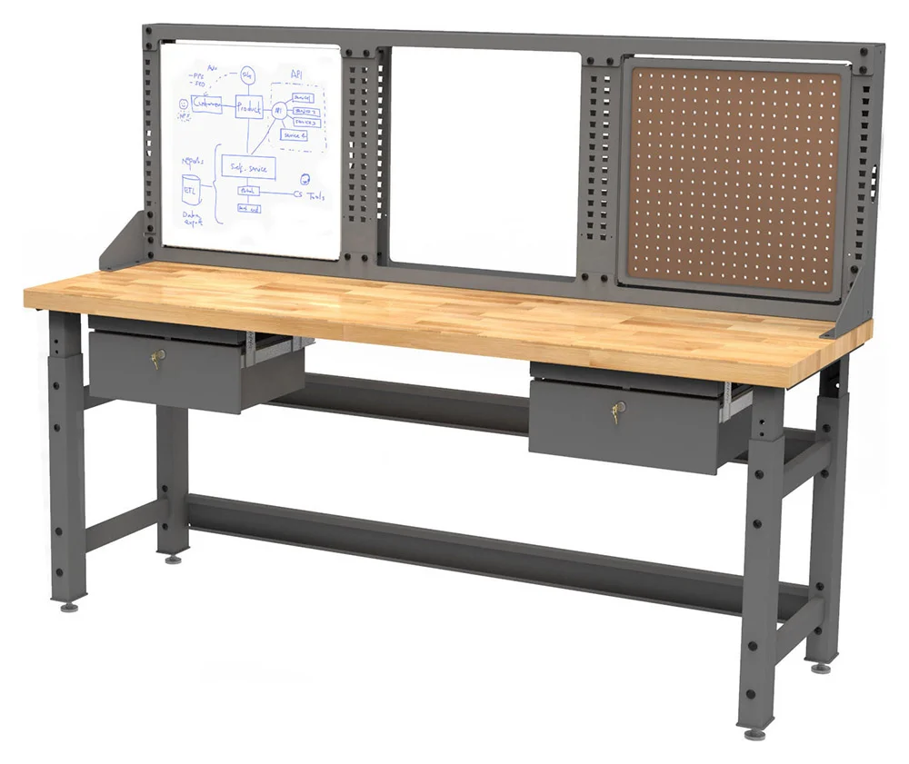 Height Adjustable Industrial Workbench