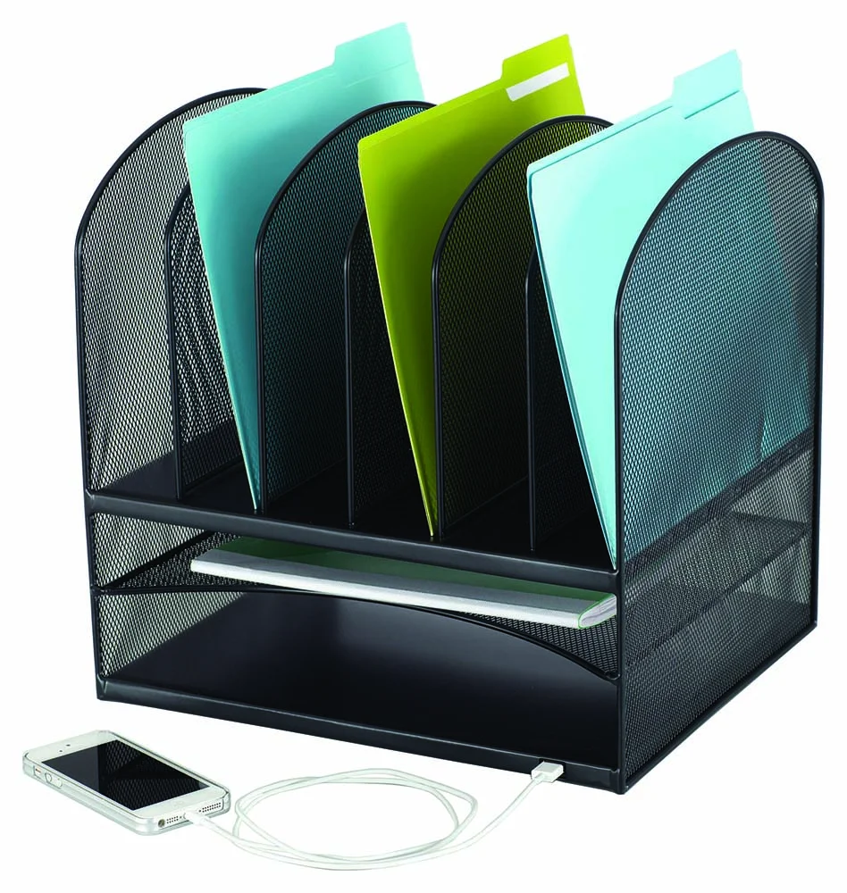Desk Organizer with Power