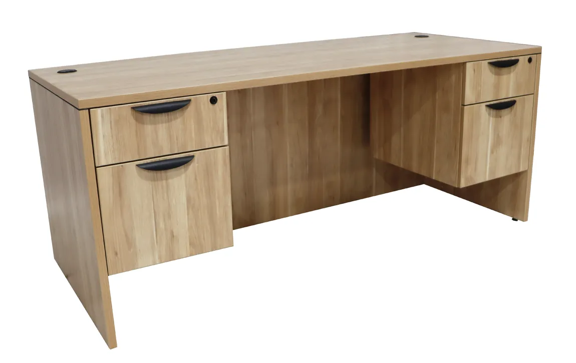 Rectangular Desk with Drawers