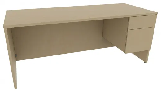small rectangular desk with drawers 16