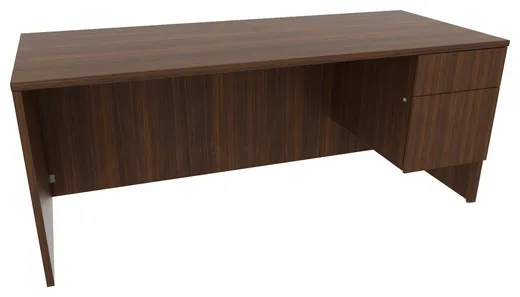 small rectangular desk with drawers 18