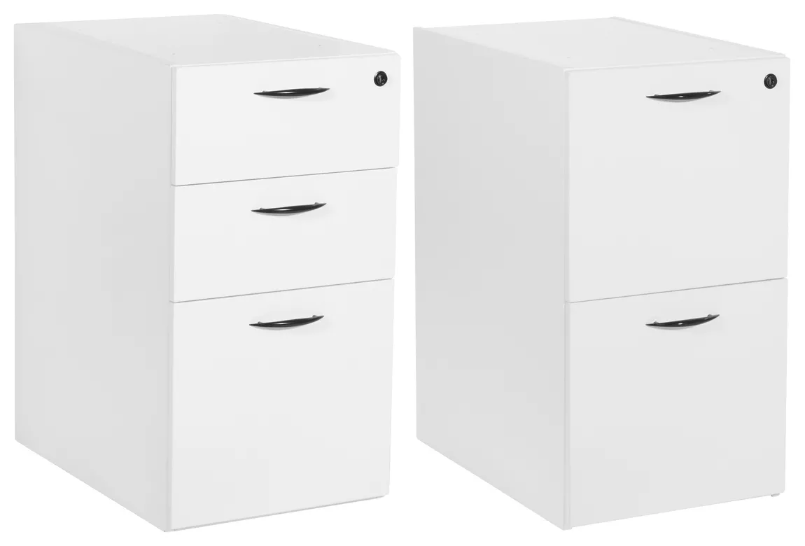 Pair of 2 & 3 Drawer Pedestals for Office Star Desks