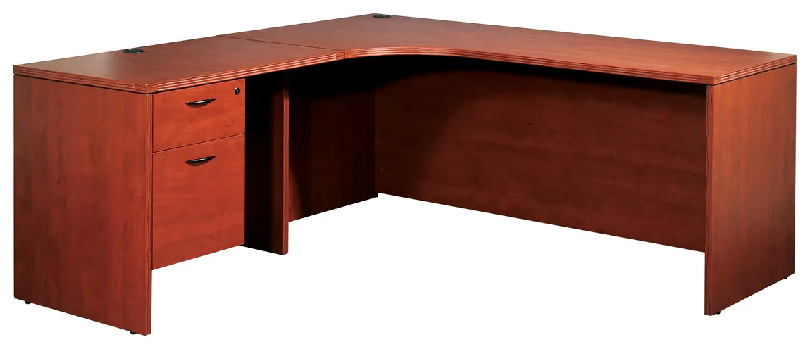 L Shaped Desk with Drawers