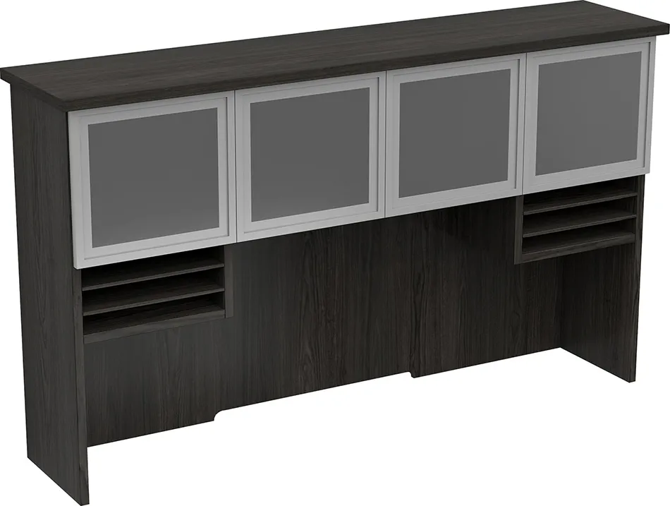 Overhead Hutch with Glass Doors