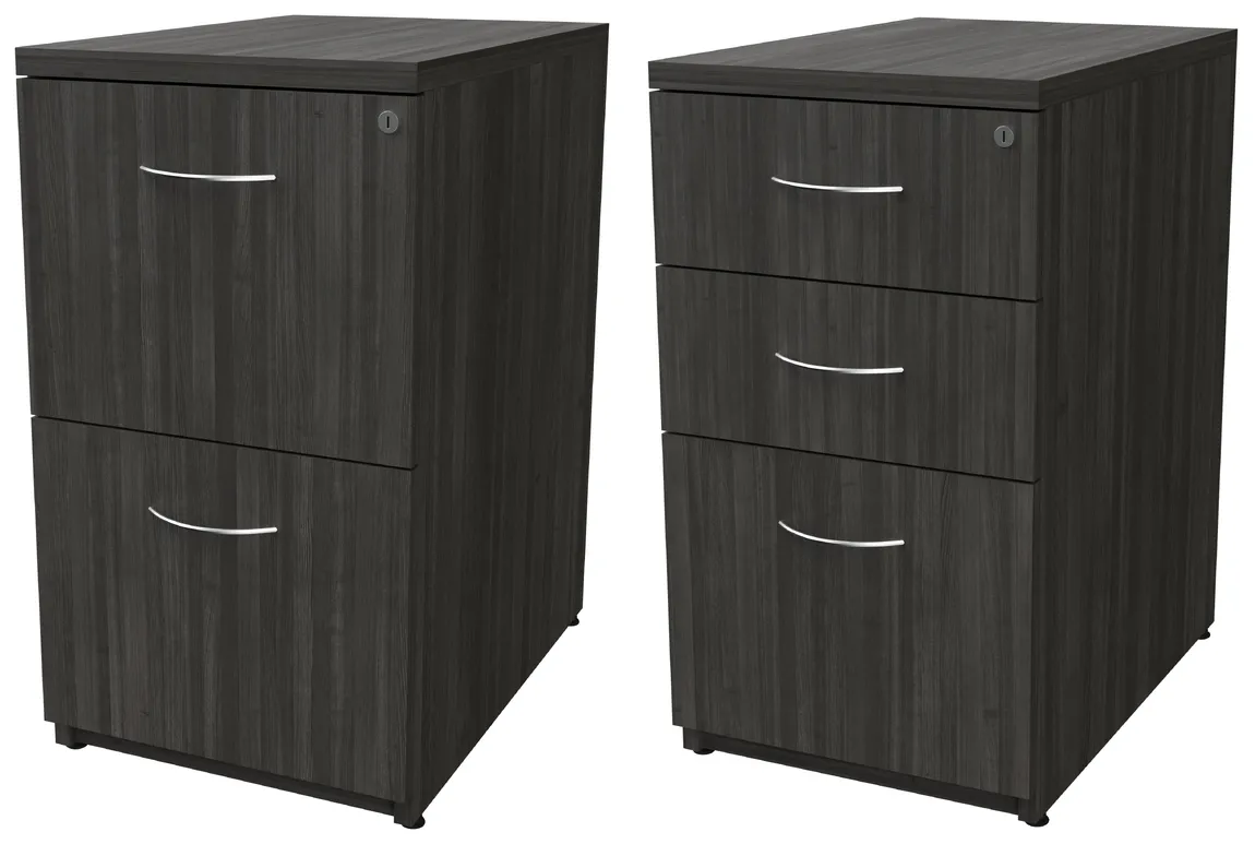 Pair of 2 & 3 Drawer Pedestals for Maverick Desks