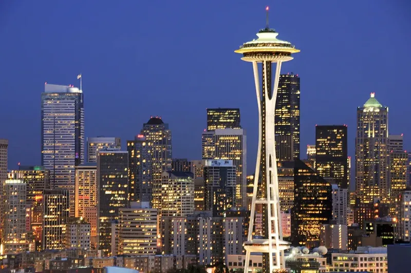 Seattle Cityscape #2 - Office Wall Art