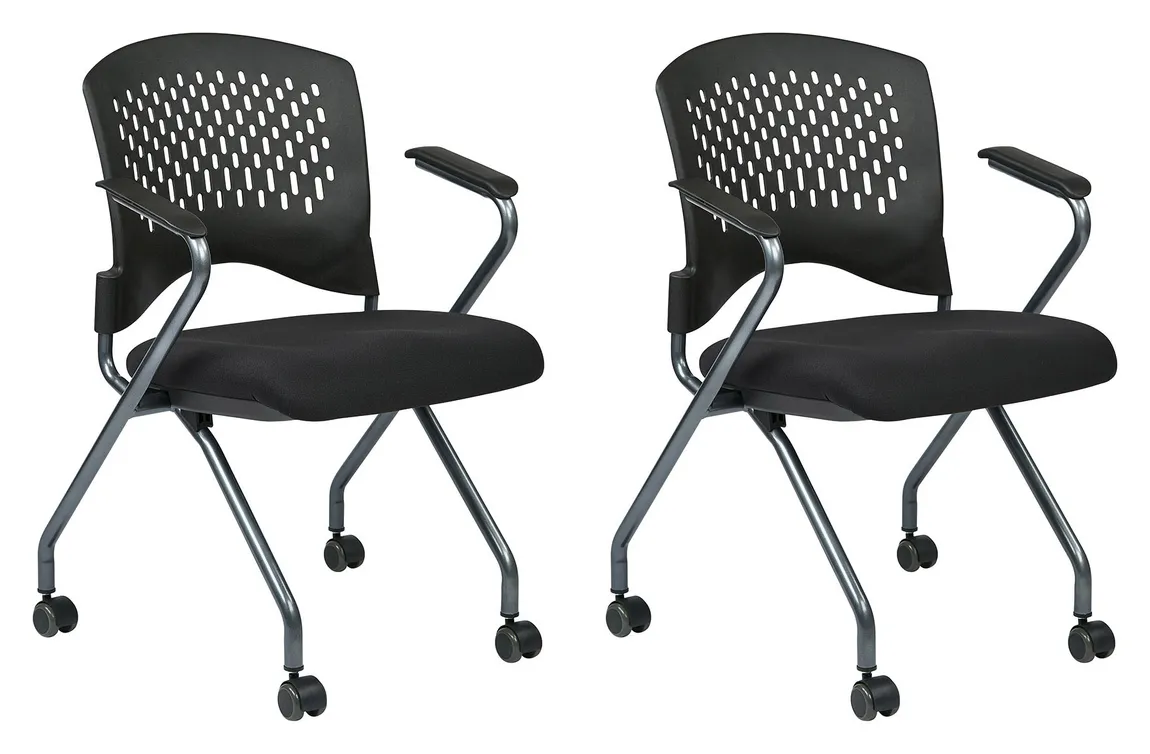 Nesting Guest Chair with Arms - 2 Pack