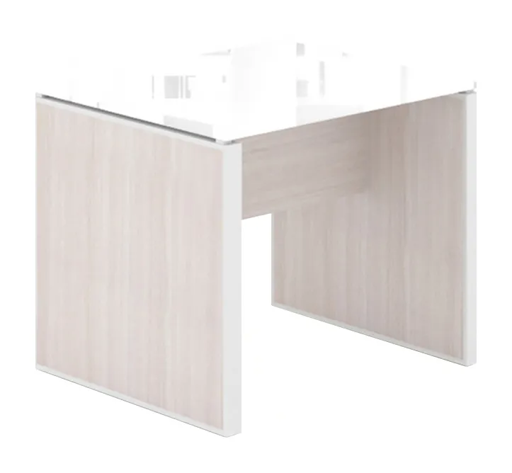 End Table with Glass Top