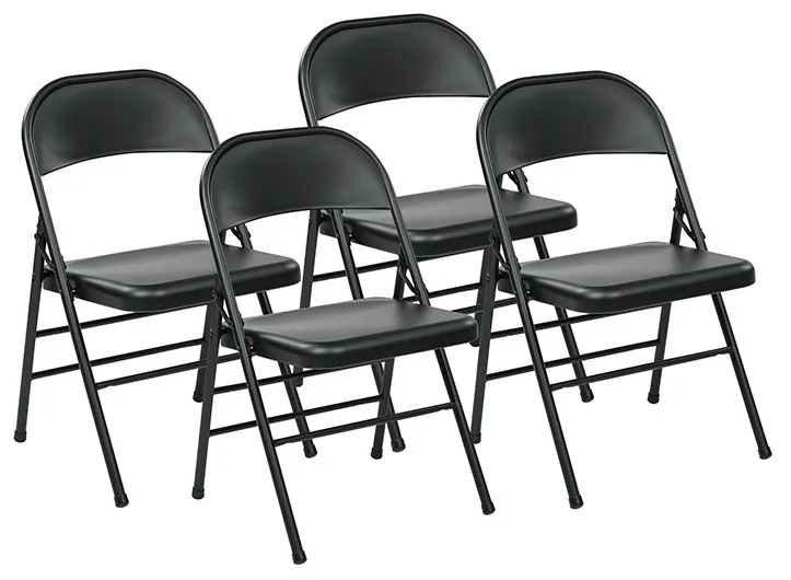 Metal Folding Chair - 4 Pack
