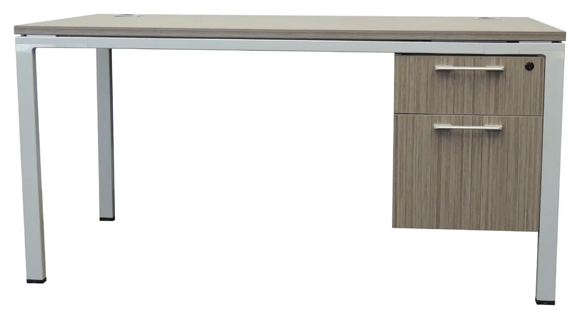 Rectangular Desk with Drawers