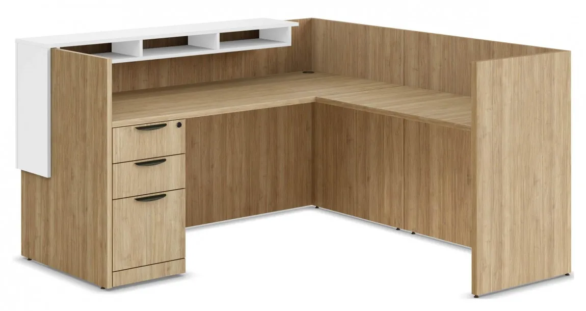 L Shaped Reception Desk