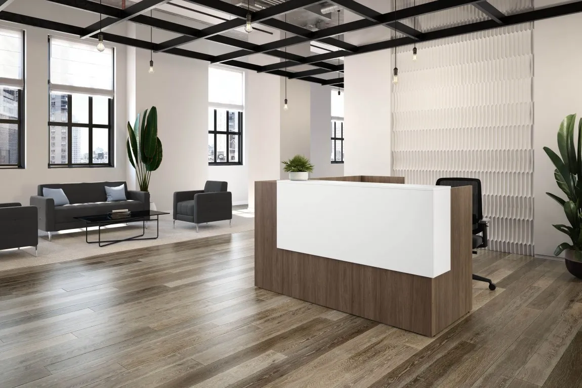 Modern L Shaped Reception Desk