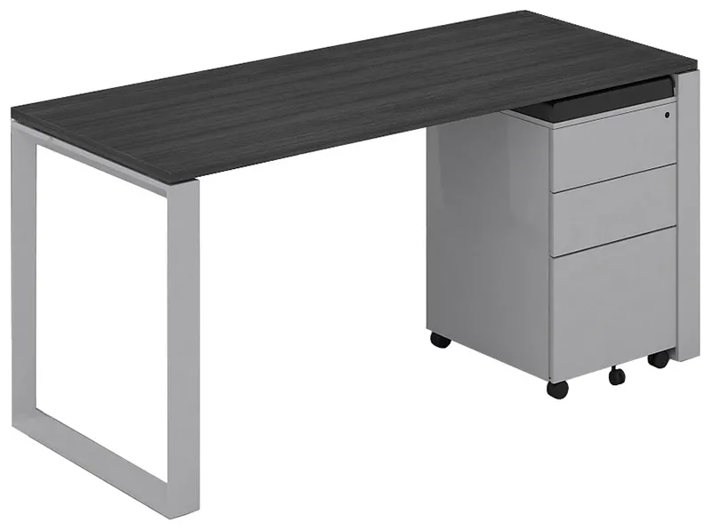 Computer Workstation with Drawers