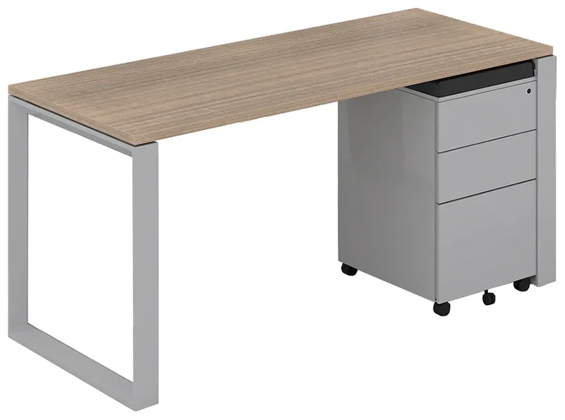 Computer Workstation with Drawers