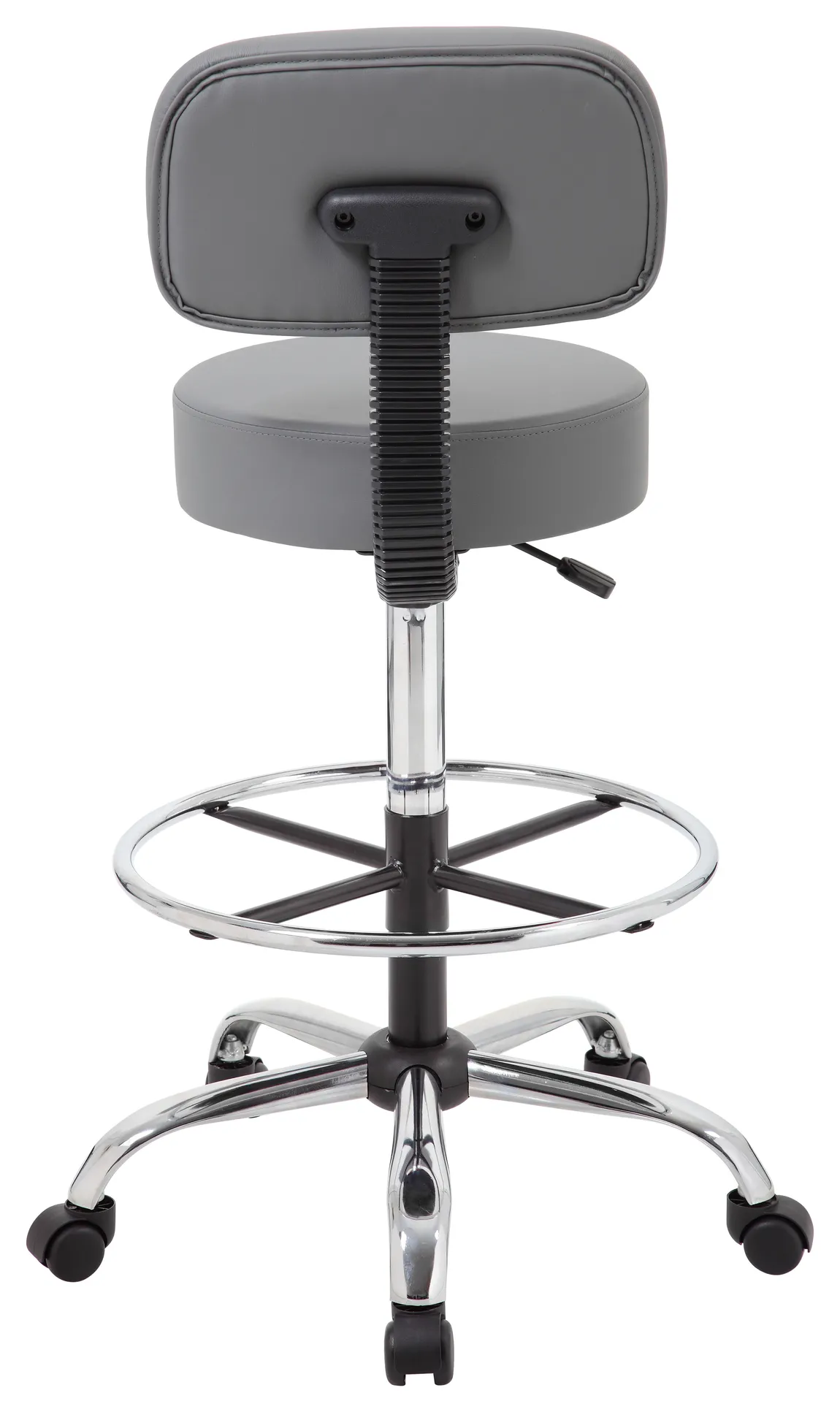 Tall Medical Stool with Back