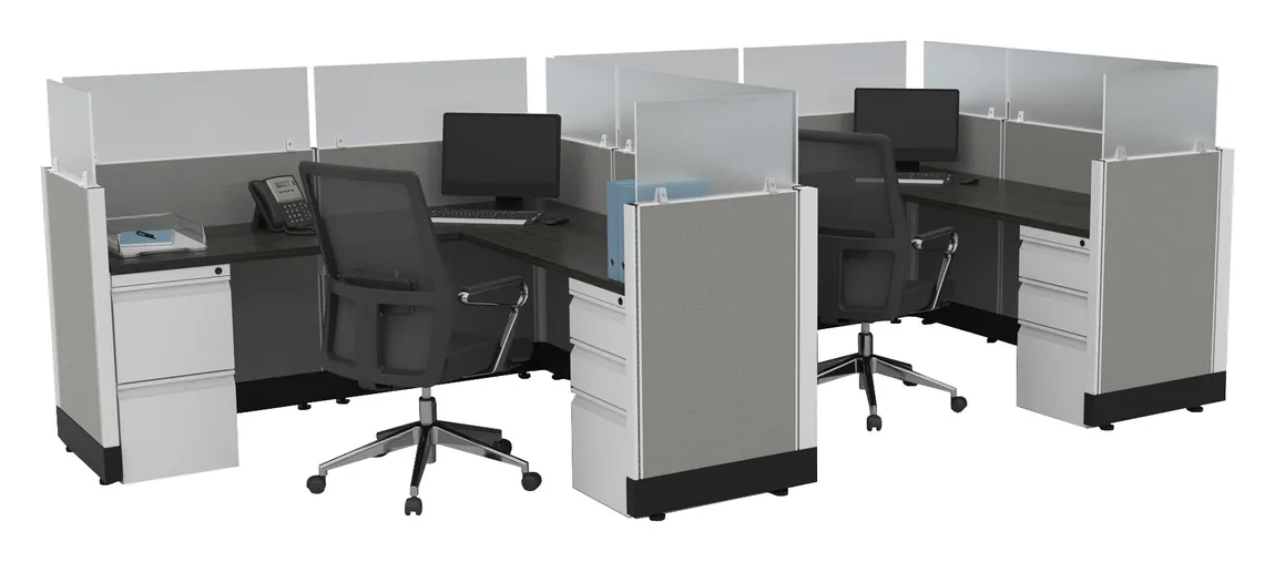 2  Person Cubicle with Power