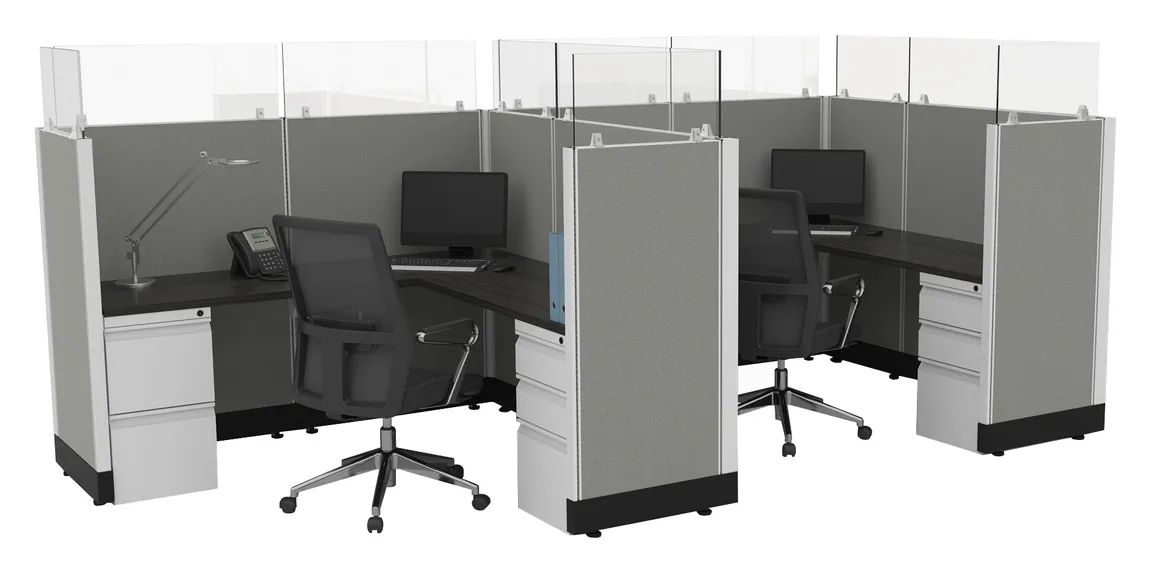 2 Person Cubicle with Power