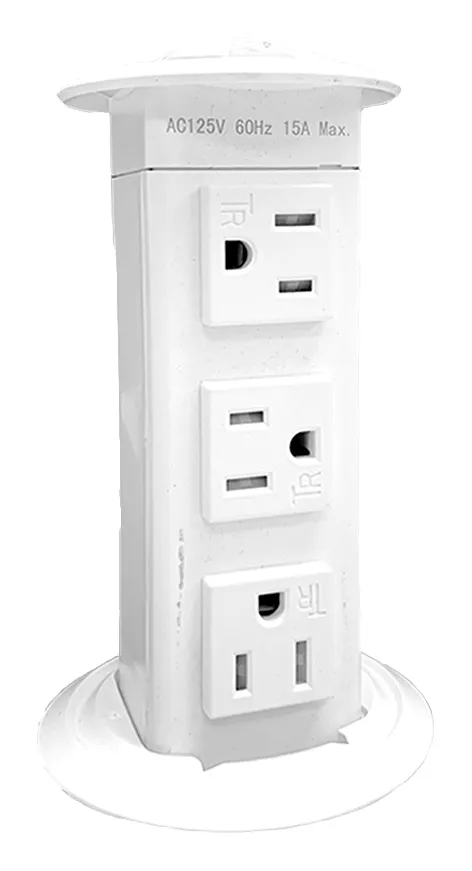 Pull-Out Desktop Power Grommet