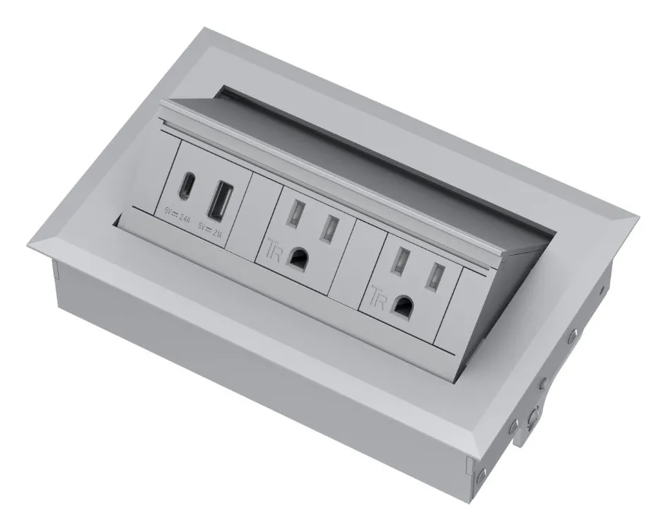 Pop-Up Conference Table Charging Module