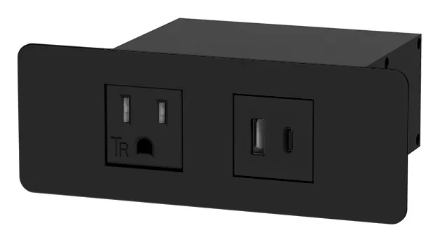 Small Recessed Power Outlet