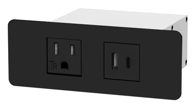 Small Recessed Power Outlet