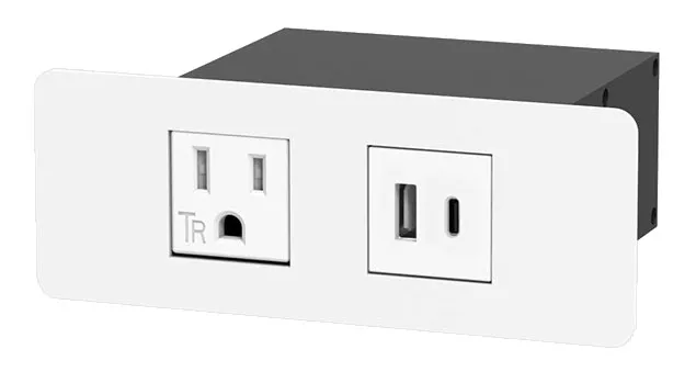 Small Recessed Power Outlet