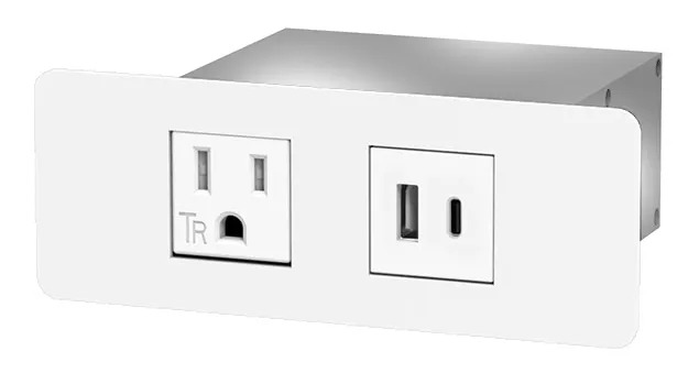 Small Recessed Power Outlet