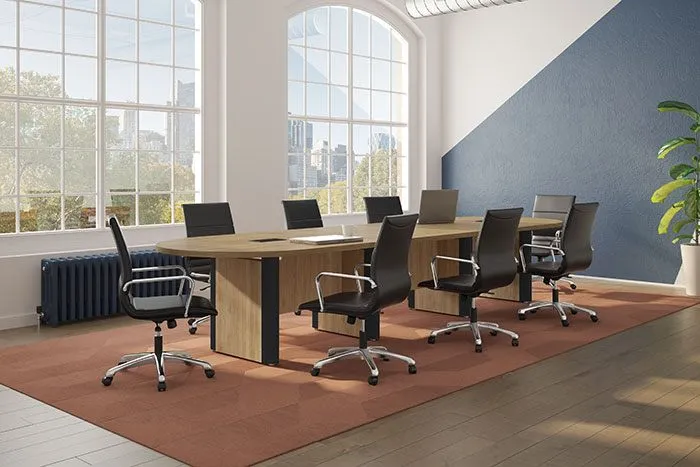Modern Racetrack Conference Table