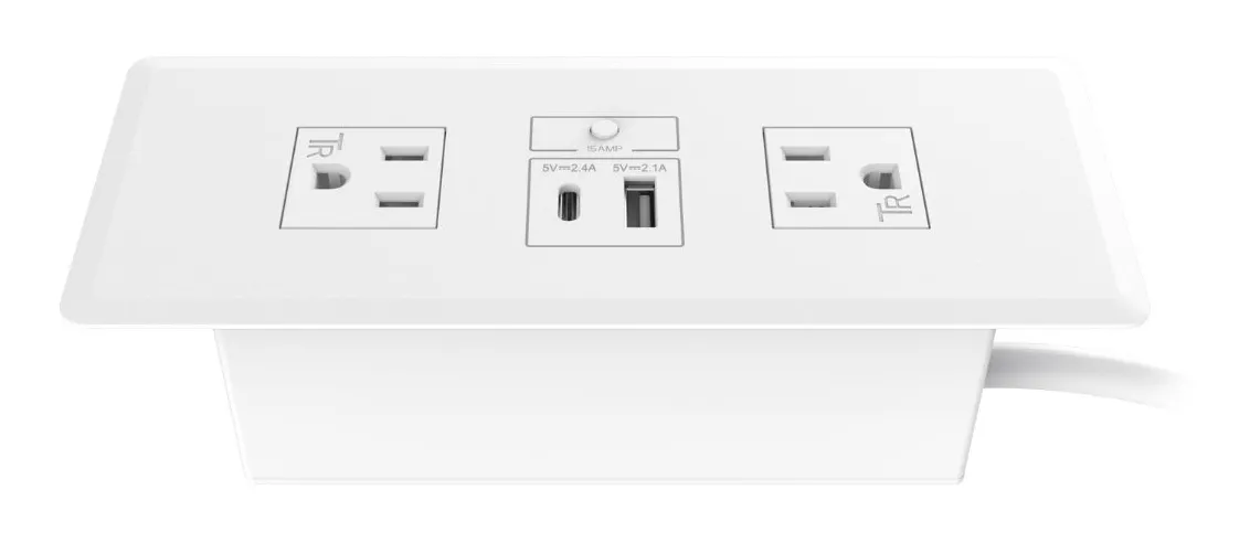 Low-Profile Power Outlet
