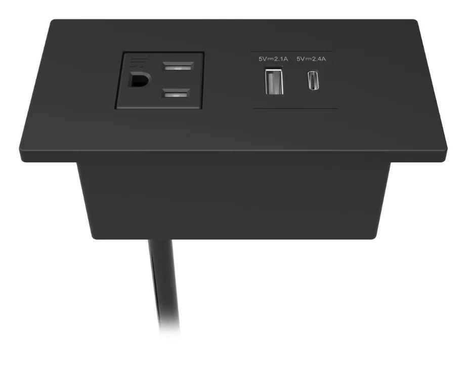Small Low-Profile Power Outlet