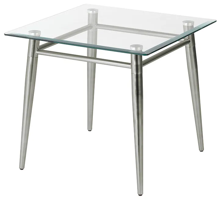Square Glass Top Table
