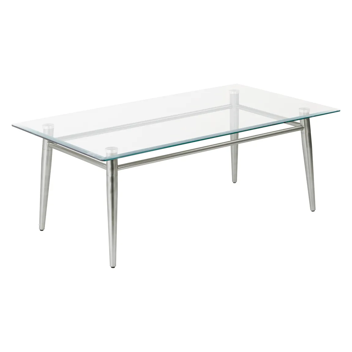 Rectangular Glass Top Table