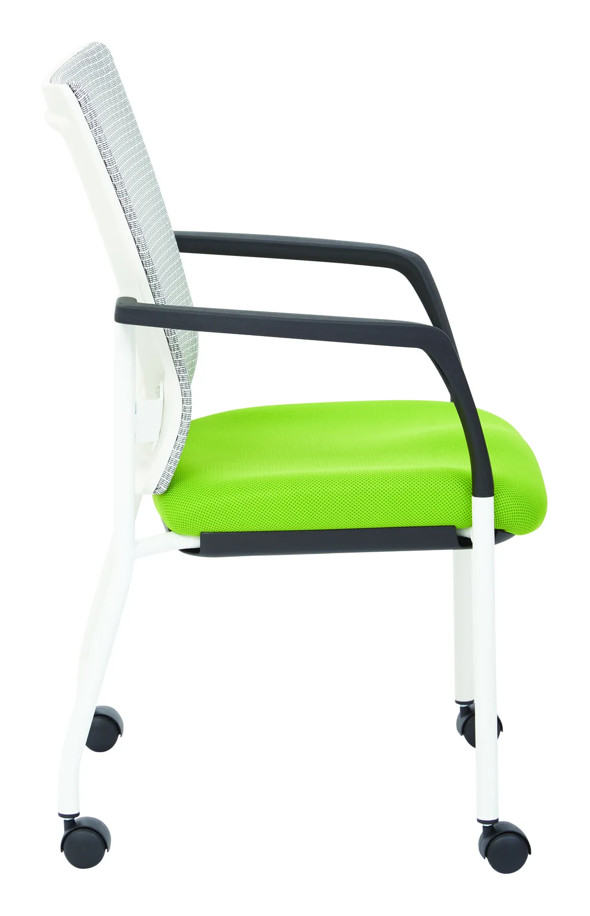 Mesh Back Guest Chair on Wheels