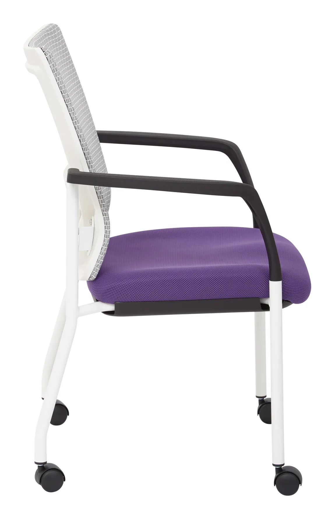 Mesh Back Guest Chair on Wheels