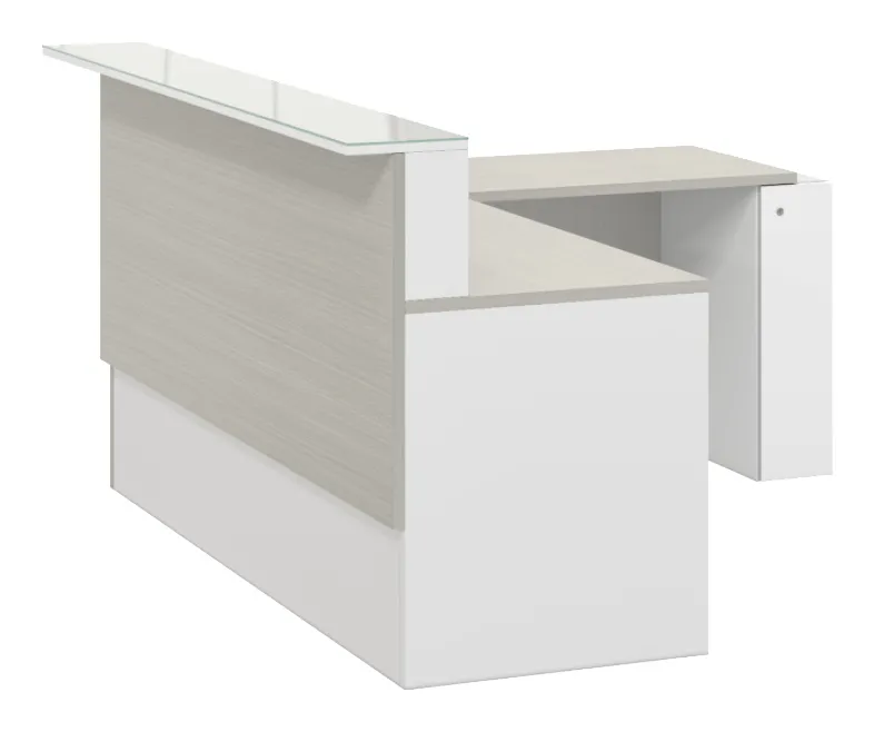 small l shaped reception desk 2