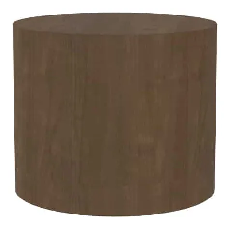 Round Pedestal End Table