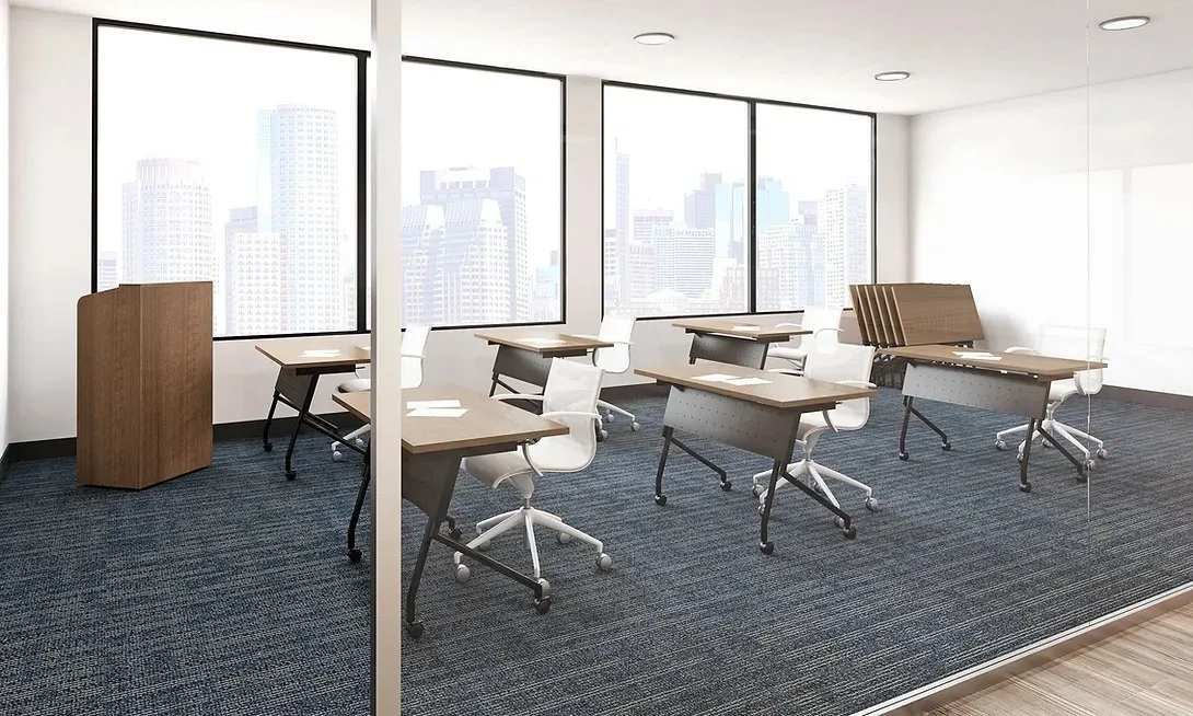 Flip Top Nesting Table with Casters