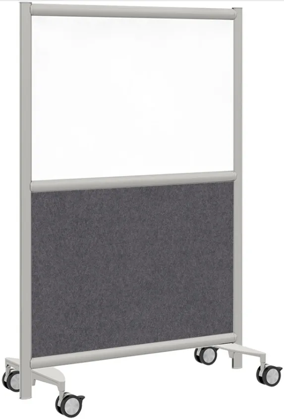Rolling Whiteboard Office Partition Panel - 25