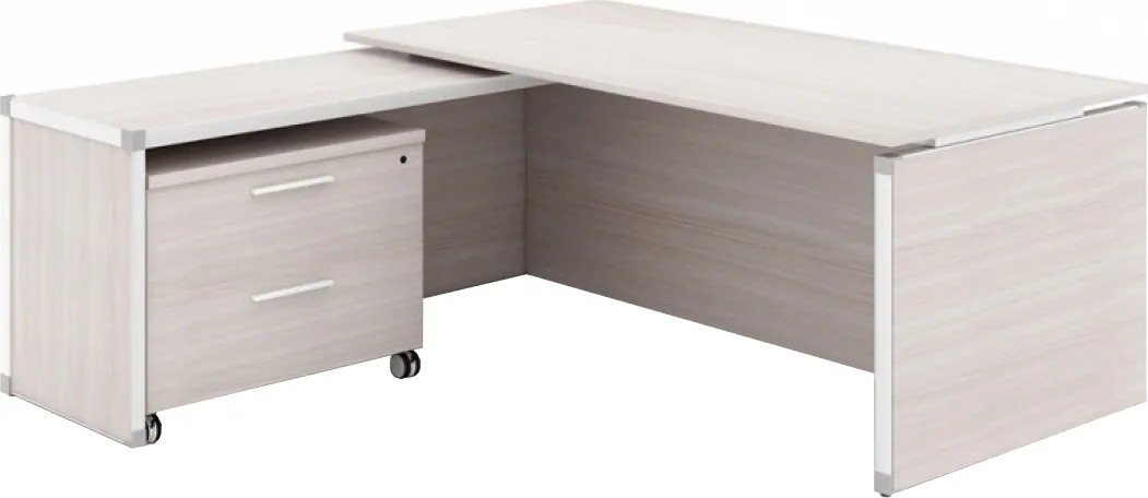 Executive L Shaped Desk with Drawers